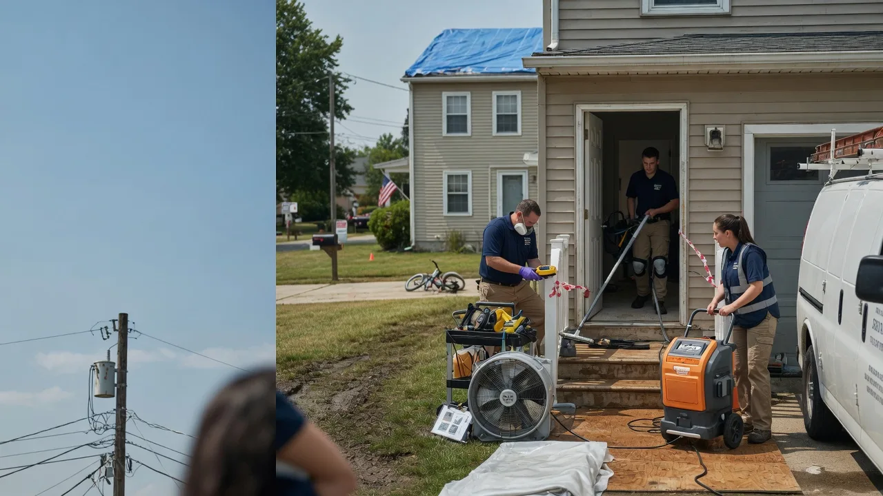 Water Damage Repair in New Lisbon, WI near me